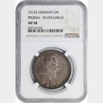 Duitsland, keizerrijk Wilhelm II. 3 Mark 1913 - NGC AU58