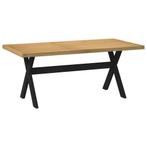 Eettafel Grenenhout 180cm - OP = OP - Stoere X-Poot!, Huis en Inrichting, Tafels | Eettafels, 50 tot 100 cm, Rustiek, 150 tot 200 cm