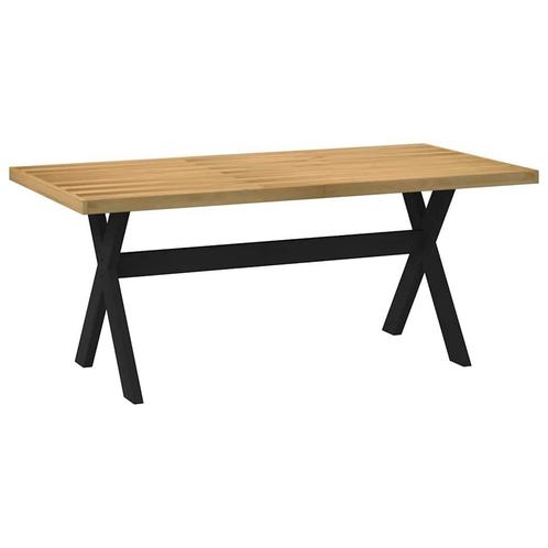 Eettafel Grenenhout 180cm - OP = OP - Stoere X-Poot!, Huis en Inrichting, Tafels | Eettafels, 150 tot 200 cm, 50 tot 100 cm, Rechthoekig