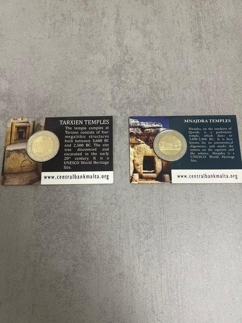 Malta. 2 Euro 2016/2021 (4 coincards) (Zonder Minimumprijs), Postzegels en Munten, Munten | Europa | Euromunten
