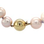 Parel collier met gouden bolsluiting 14 krt, Ophalen of Verzenden, Nieuw