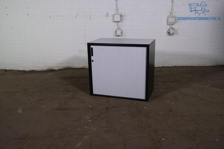 Robberechts | Roldeurkast | Tweedehands | Zwart/ wit | 1 leg, Huis en Inrichting, Kasten | Roldeurkasten en Archiefkasten, Gebruikt