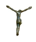 sculptuur, Corpus Christi - 7 cm - Brons