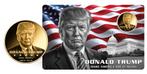 Donald Trump | 24 karaat Gouden Munt Coincard, Postzegels en Munten, Verzenden