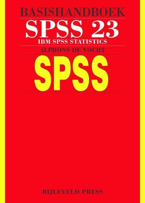 Basishandboek SPSS 23, 9789055482511, Boeken, Studieboeken en Cursussen, Zo goed als nieuw, Verzenden