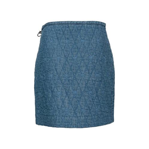 Pinko • blauwe denim rok • 38 (IT44), Kleding | Dames, Rokken, Blauw, Nieuw, Maat 38/40 (M), Verzenden