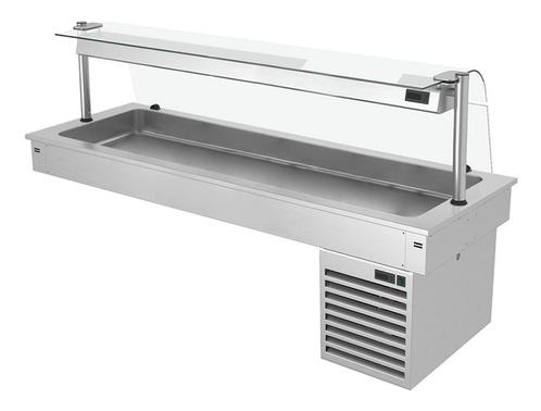 GGM Gastro | Inbouw koelbak 1,8m - +2 tot +8 °C - 5x GN 1/1, Zakelijke goederen, Horeca | Meubilair en Inrichting, Verzenden