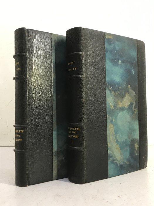 Signé; Maurice Barrès - Une Enquête aux Pays du Levant [ex., Antiek en Kunst, Antiek | Boeken en Bijbels