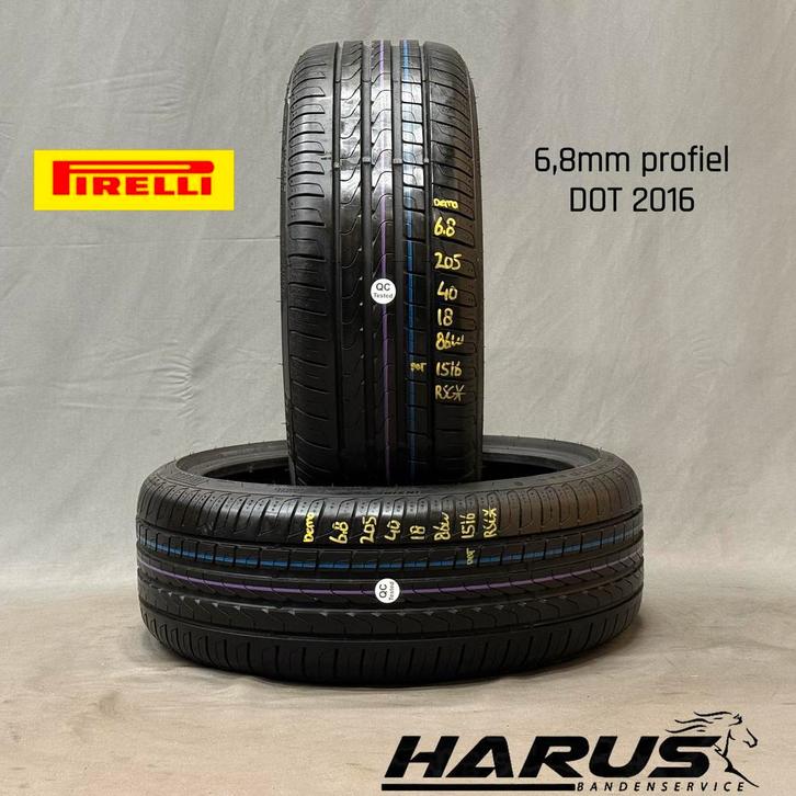 205/40/18 86W (*) RSC Pirelli zomerbanden demo 6,8mm 2X, Auto-onderdelen, Banden en Velgen, 18 inch, Erkend duurzaam, Zomerbanden