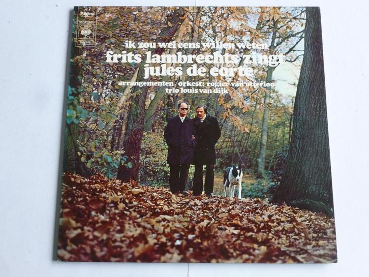 Frits Lambrechts zingt Jules de Corte (LP) S64778, Cd's en Dvd's, Vinyl | Nederlandstalig, Zo goed als nieuw, Verzenden