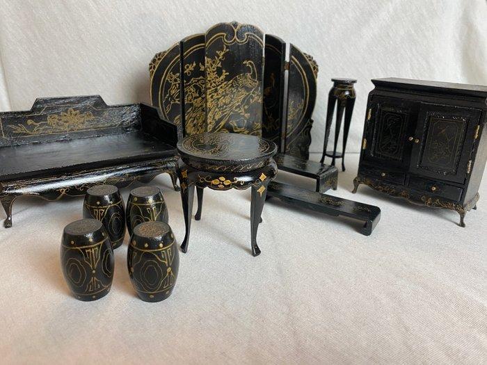 merk onbekend - Poppenhuis - 1980-1990 - China, Antiek en Kunst, Antiek | Speelgoed