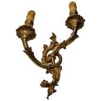 French Rococo Style - Mod. Dep. - Wandkandelaar - Brons, Antiek en Kunst