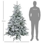 Kerstboom 180 Cm, Met Kunstsneeuw, Vlamvertragend, Snel Op-, Diversen, Kerst, Verzenden, Nieuw