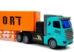 RC truck - 27Mhz - 1:48 - speelgoed vrachtwagen met trailer, Kinderen en Baby's, Speelgoed | Speelgoedvoertuigen, Ophalen of Verzenden