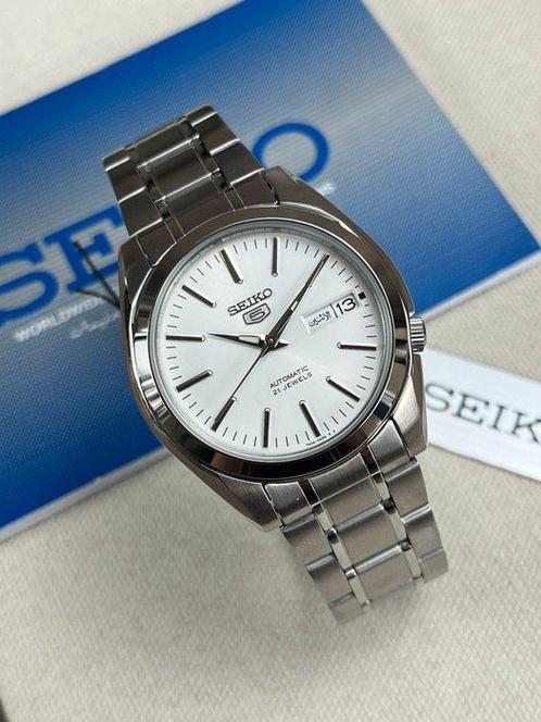 Seiko - 5 - Automatic Day Date - Zonder Minimumprijs -, Sieraden, Tassen en Uiterlijk, Horloges | Heren