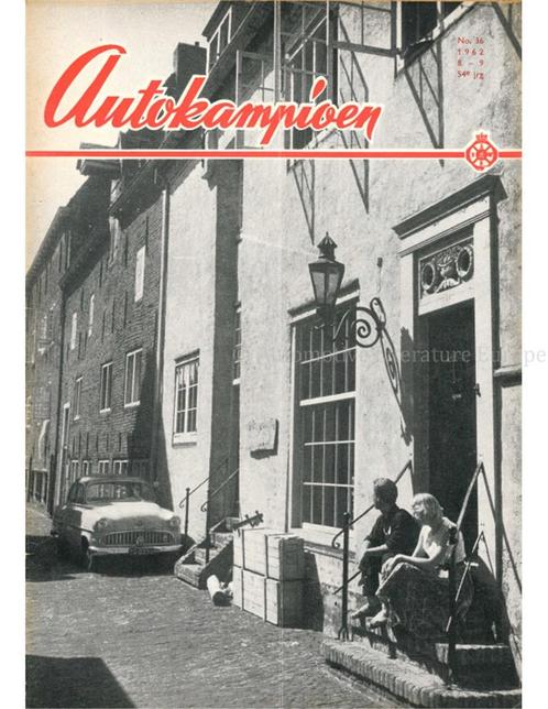 1962 AUTOKAMPIOEN MAGAZINE 36 NEDERLANDS, Boeken, Auto's | Folders en Tijdschriften