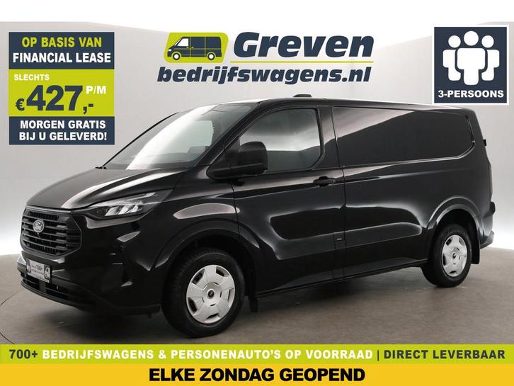 Ford Transit Custom 320 2.0 TDCI L1H1 | Clima |, Auto's, Bestelauto's, Te koop, Handgeschakeld, Financial lease, Diesel, Zwart