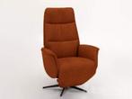 Relaxfauteuil Heino - relaxfauteuils - Cognac, Huis en Inrichting, Stoelen, Nieuw, Leer, Bruin