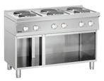 Bartscher Elektrisch Fornuis 700, B1200, 6-pits, OO | 15,6 k, Ophalen of Verzenden, Nieuw in verpakking