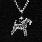 Zilveren Welsh terrier ketting hanger - klein, Nieuw, Verzenden