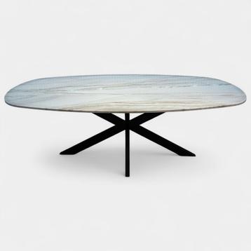 Luxe Mediterraneo eettafel 220x105 Kwartsiet nu €1899 beschikbaar voor biedingen