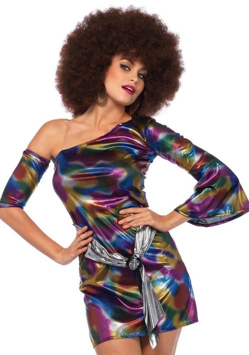 Sexy Disco Chick Jurkje, Kleding | Dames, Carnavalskleding en Feestkleding, Nieuw, Ophalen of Verzenden