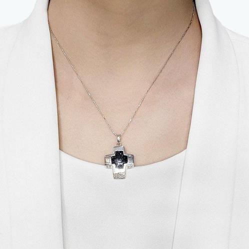 Hanger - 18 karaat Witgoud - 0.32ct. tw. - Diamant -, Sieraden, Tassen en Uiterlijk, Antieke sieraden