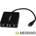StarTech.com USB-C naar dual Gigabit Ethernet adapter met, Verzenden, Nieuw