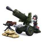 Sluban WWII 4in1 Army kanon M38 - 0678A, Kinderen en Baby's, Speelgoed | Duplo en Lego, Nieuw, Verzenden