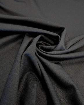 Punta Di Milano Stretch Zwart, Hobby en Vrije tijd, Stoffen en Lappen, Zwart, Nieuw