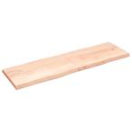 vidaXL Tafelblad natuurlijke rand 200x60x(2-6) cm massief, Huis en Inrichting, Tafels | Eettafels, Verzenden, Nieuw