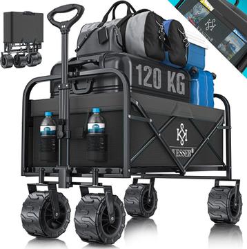 KESSER® Bolderkar opvouwbaar Bolderwagen tot 120 kg draagver beschikbaar voor biedingen