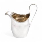 Georgian sterling silver helmet-shaped creamer / milk jug