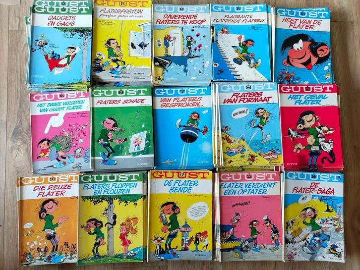 Guust Flater | Franquin | Stripboeken, Boeken, Stripboeken, Gelezen, Complete serie of reeks, Verzenden