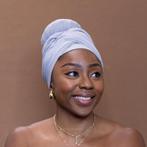Grijs hoofddoek - Headwrap van stretchy Jersey stof, Ophalen of Verzenden, Nieuw