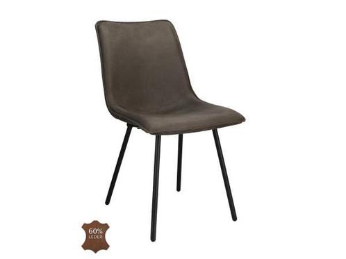 Veiling - Stoel Canyon (set van 8) Microleder - Antraciet, Huis en Inrichting, Stoelen