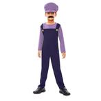 Waluigi kostuum kind, Nieuw, Feestartikel, Verzenden