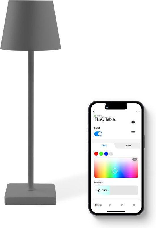 Tweedekans | FlinQ Tafellamp Nova - Tafellamp Oplaadbaar -, Huis en Inrichting, Lampen | Losse lampen, Zo goed als nieuw, Ophalen of Verzenden