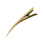Haarspeld Duckklem 13cm – Basic – Glad – Metaal – Goud, Nieuw