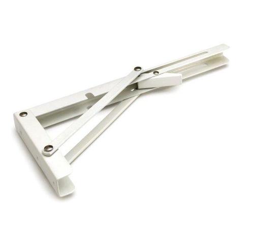 Luxe vouwdrager 400x195 mm wit gelakt, Doe-het-zelf en Verbouw, Hang- en Sluitwerk, Nieuw, Ophalen of Verzenden