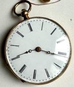 Pocket watch 18Kt solid gold - 1850-1900, Sieraden, Tassen en Uiterlijk, Horloges | Heren, Nieuw