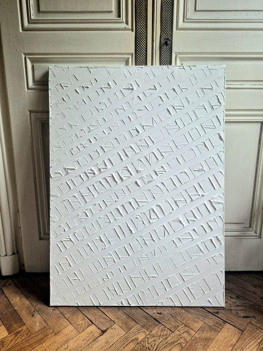 Bruno Cantais - Le Soulages blanc - XL, Antiek en Kunst, Kunst | Schilderijen | Modern