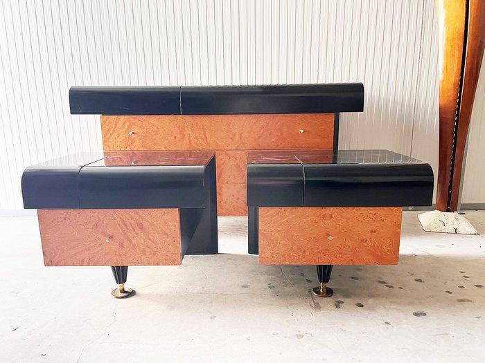 Ontwerp Drieluik (3) - Hout, Messing - 1960-1970 - Trittico, Antiek en Kunst, Kunst | Designobjecten