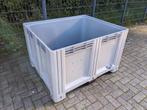 Capp-Plast palletbox 1691C3 met 3 sleden , nieuw , kuubsbak, 100 cm of meer, 60 cm of meer, Ophalen of Verzenden, 50 cm of meer