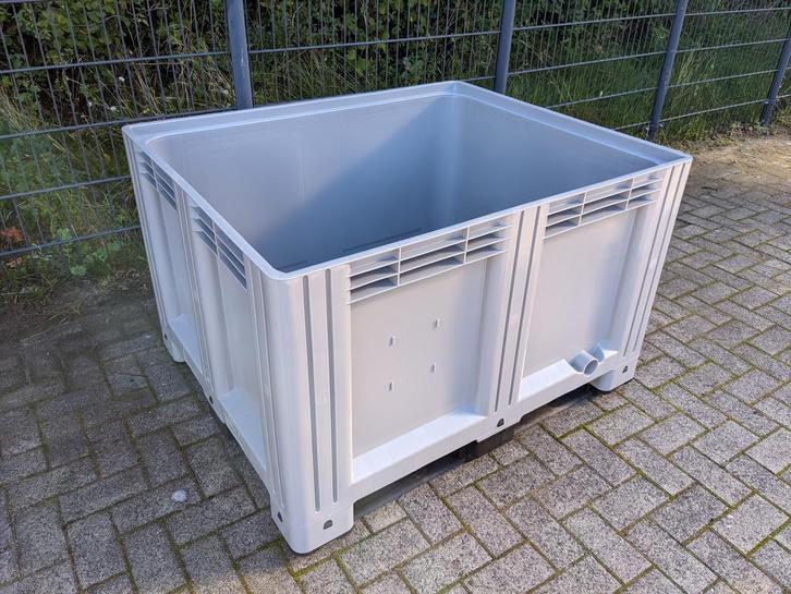Capp-Plast palletbox 1691C3 met 3 sleden , nieuw , kuubsbak, Doe-het-zelf en Verbouw, Kratten en Dozen, 100 cm of meer, Nieuw
