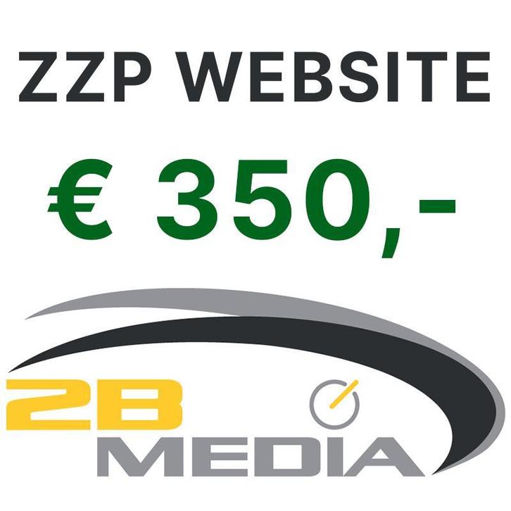 Nog 3 beschikbaar: ZZP website - Nu € 350,-, Diensten en Vakmensen, Webdesigners en Hosting, Domeinregistratie, Webdesign, Webhosting