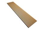 Akoestische wandpaneel -Light wood- 3 zijdig -  270x60cm, Huis en Inrichting, Woonaccessoires | Wanddecoraties, Verzenden, Nieuw