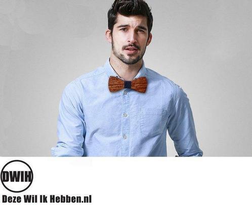 Houten strik: Umberto, Kleding | Heren, Stropdassen, Verzenden