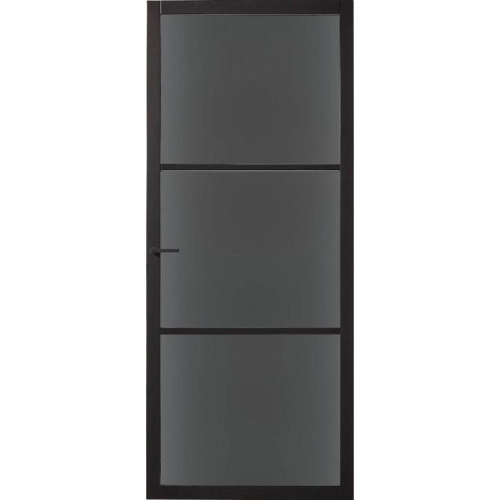 Skantrae binnendeur SSL4003 83x201,5 (Stomp, Rookglas), Doe-het-zelf en Verbouw, Deuren en Horren, Nieuw, Glas, Hout, Binnendeur