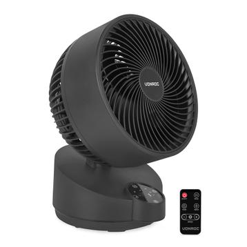 BREEZE Tafelventilator - fluisterstil - zwart | Incl. beschikbaar voor biedingen